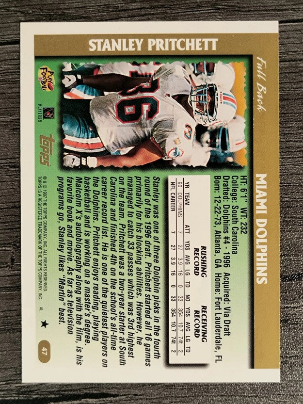 1997 Topps #47 Stanley Pritchett