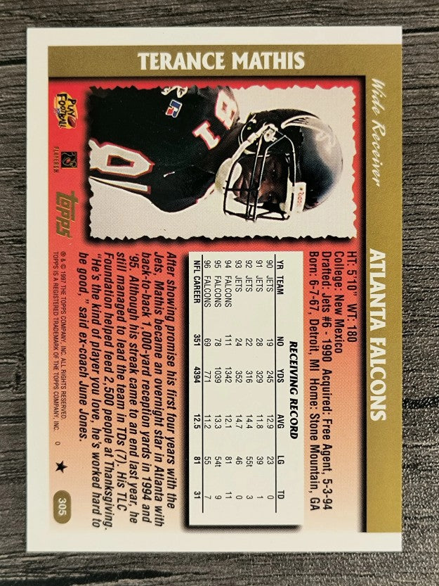 1997 Topps #305 Terance Mathis