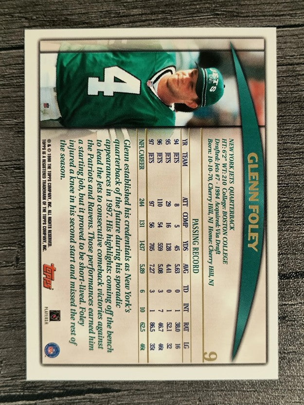 1998 Topps #9 Glenn Foley