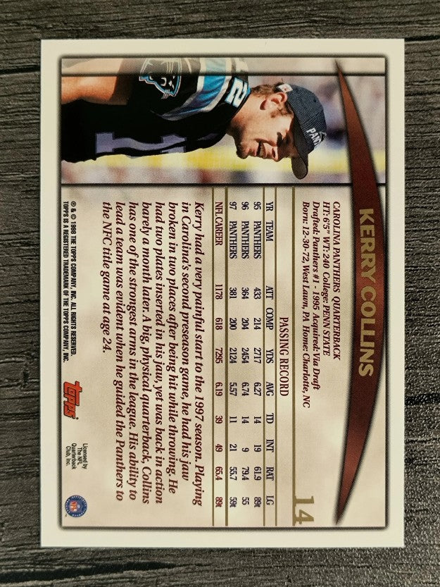 1998 Topps #14 Kerry Collins