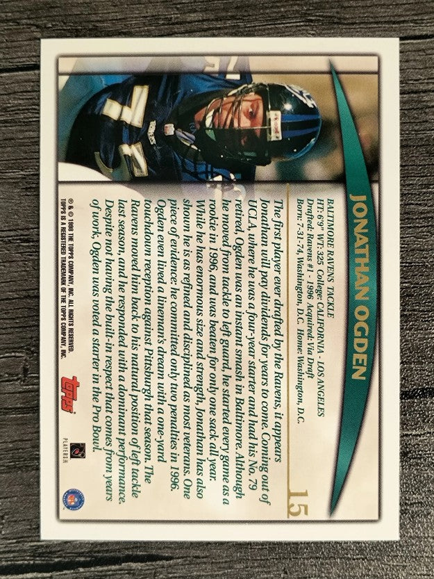 1998 Topps #15 Jonathan Ogden