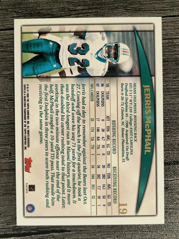 1998 Topps #19 Jerris McPhail