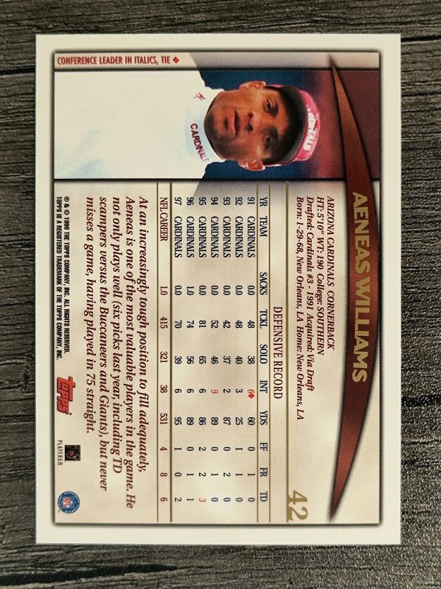 1998 Topps #42 Aeneas Williams
