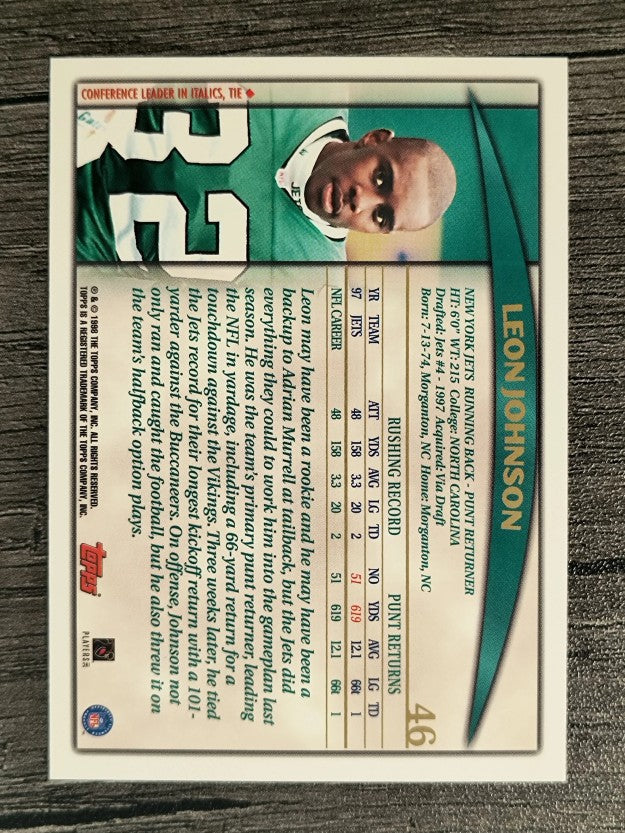 1998 Topps #46 Leon Johnson