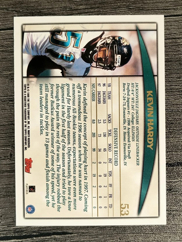 1998 Topps #53 Kevin Hardy