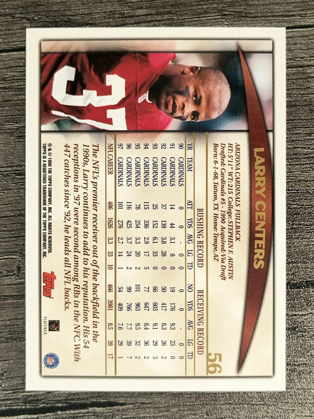 1998 Topps #56 Larry Centers