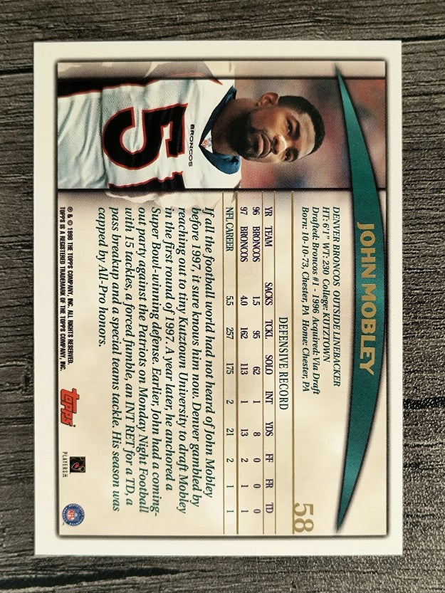 1998 Topps #58 John Mobley