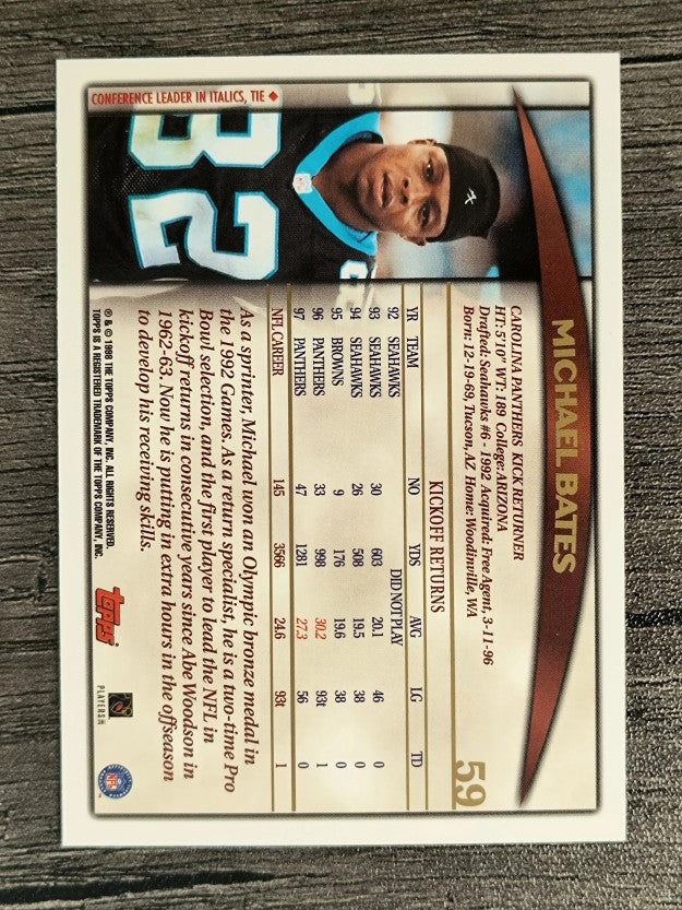 1998 Topps #59 Michael Bates