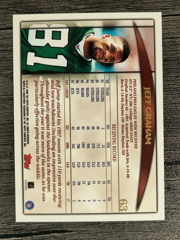 1998 Topps #63 Jeff Graham