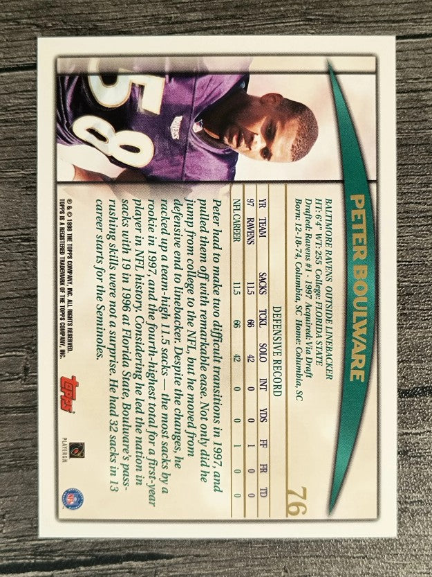1998 Topps #76 Peter Boulware