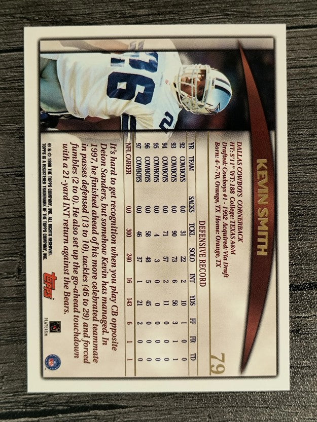 1998 Topps #79 Kevin Smith