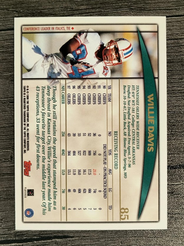 1998 Topps #85 Willie Davis