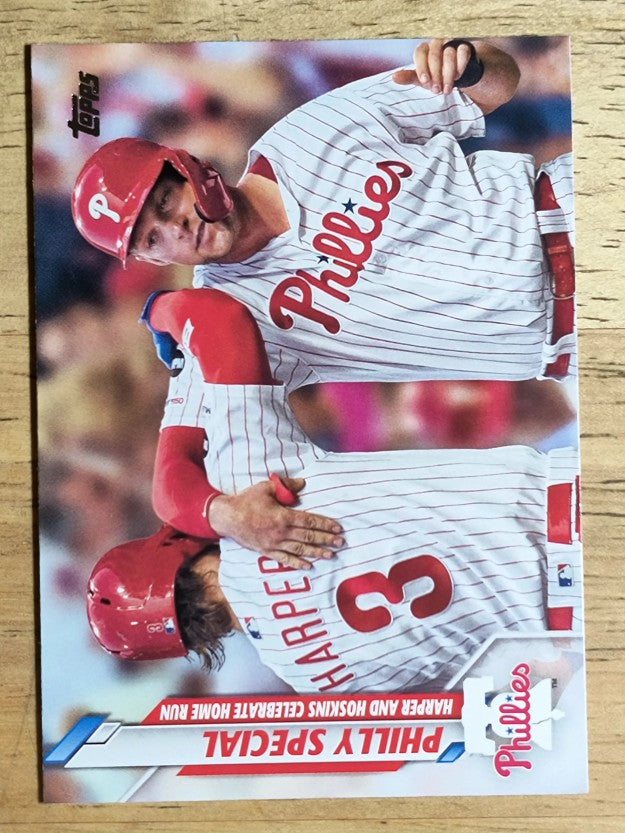 2020 Topps #446 Philly Special/Bryce Harper/Rhys Hoskins