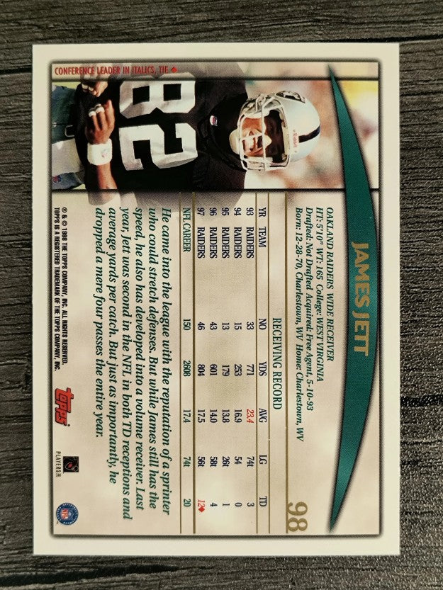 1998 Topps #98 James Jett