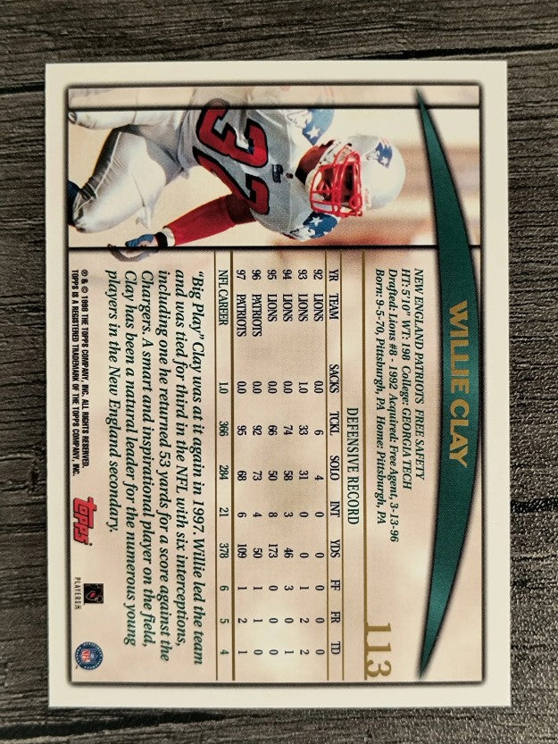 1998 Topps #113 Willie Clay