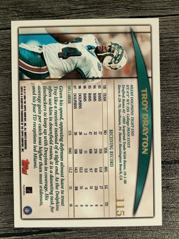 1998 Topps #115 Troy Drayton
