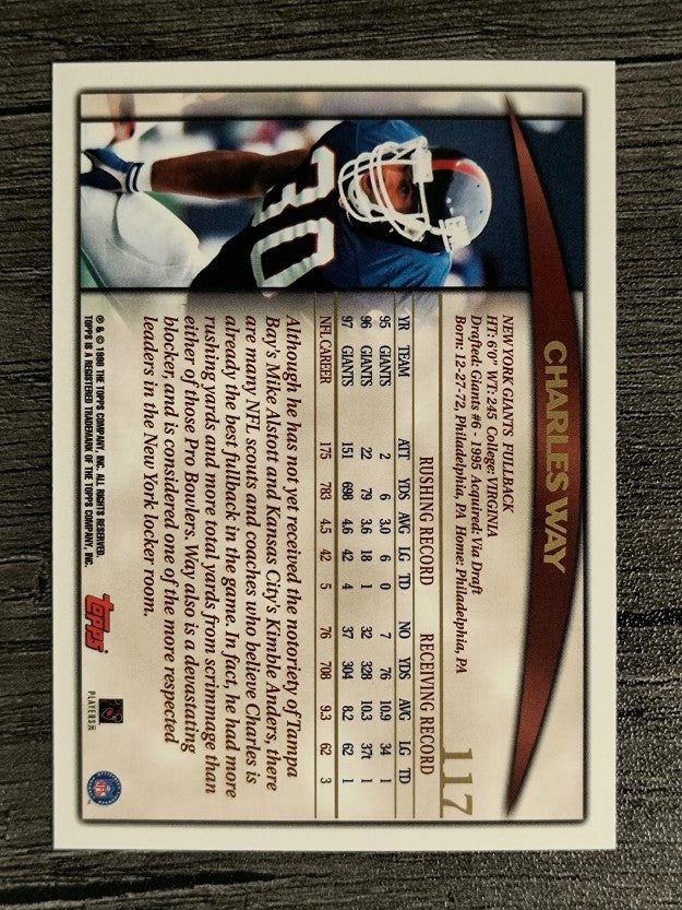 1998 Topps #117 Charles Way
