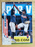 2020 Topps #538 Braves New World/Ozzie Albies/Ronald Acuna Jr