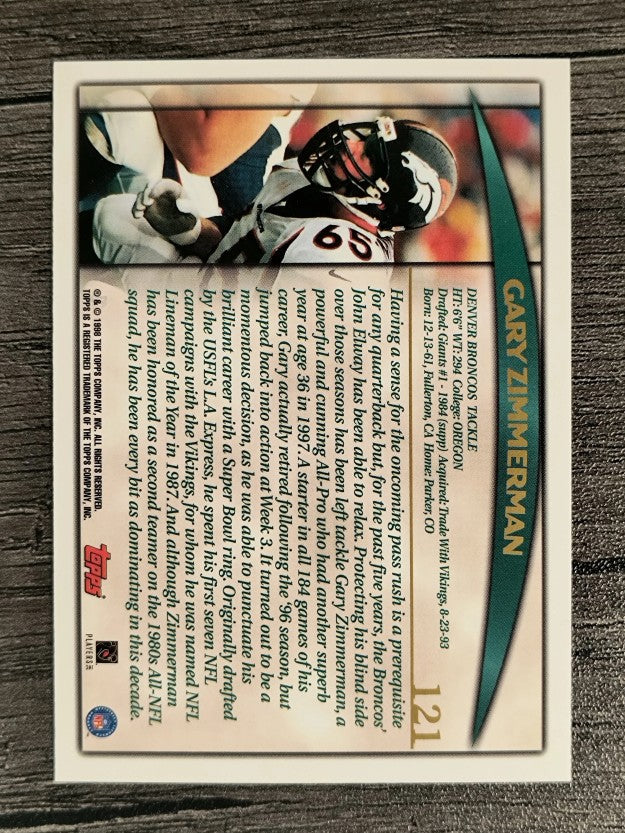 1998 Topps #121 Gary Zimmerman