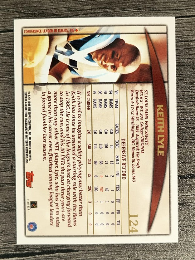 1998 Topps #124 Keith Lyle
