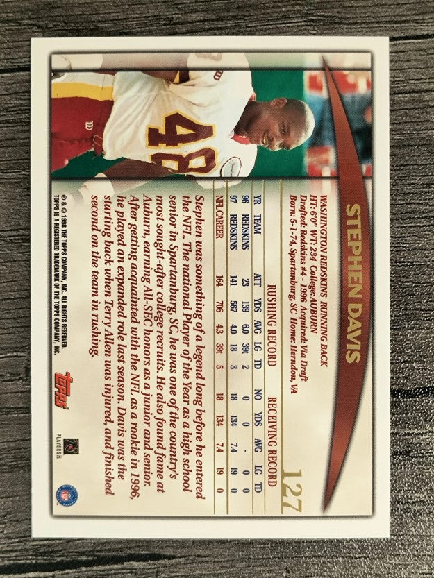 1998 Topps #127 Stephen Davis