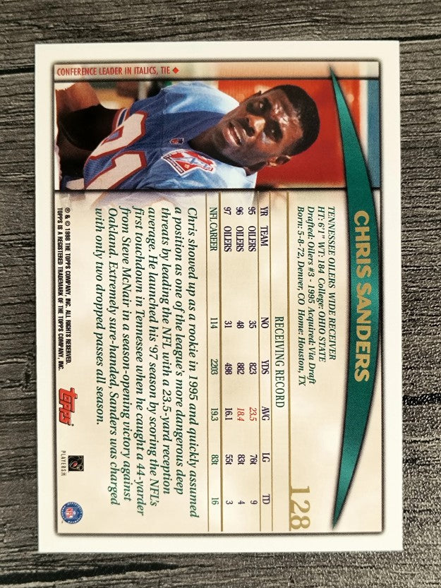 1998 Topps #128 Chris Sanders