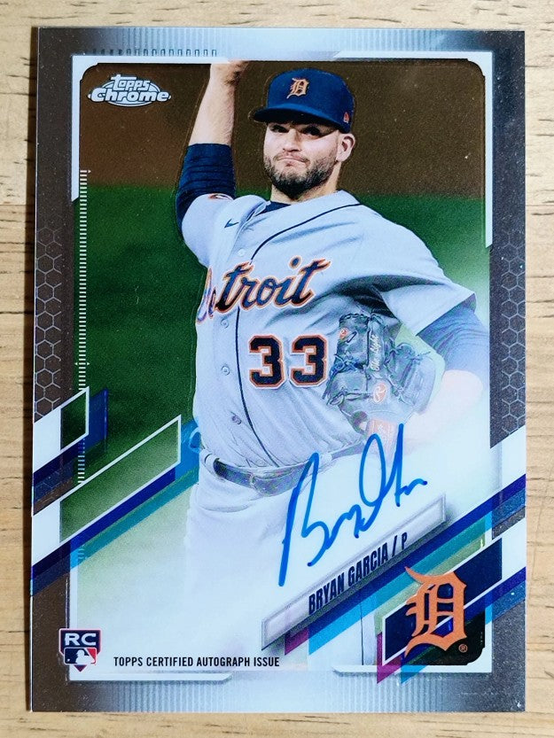 2021 Topps Chrome Rookie Autographs #RABG Bryan Garcia