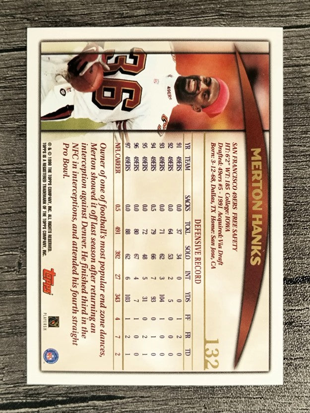 1998 Topps #132 Merton Hanks