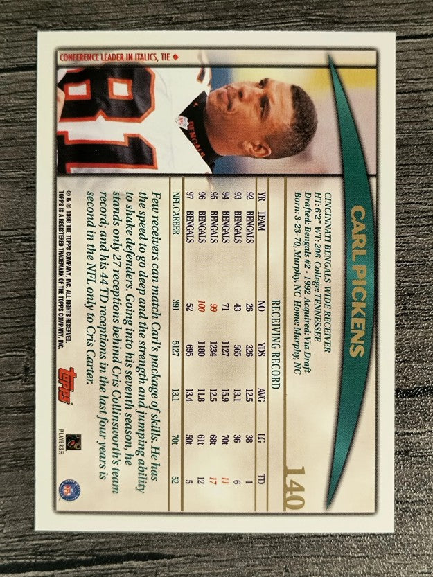 1998 Topps #140 Carl Pickens