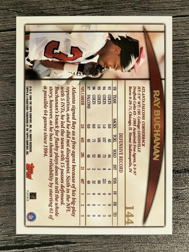 1998 Topps #144 Ray Buchanan