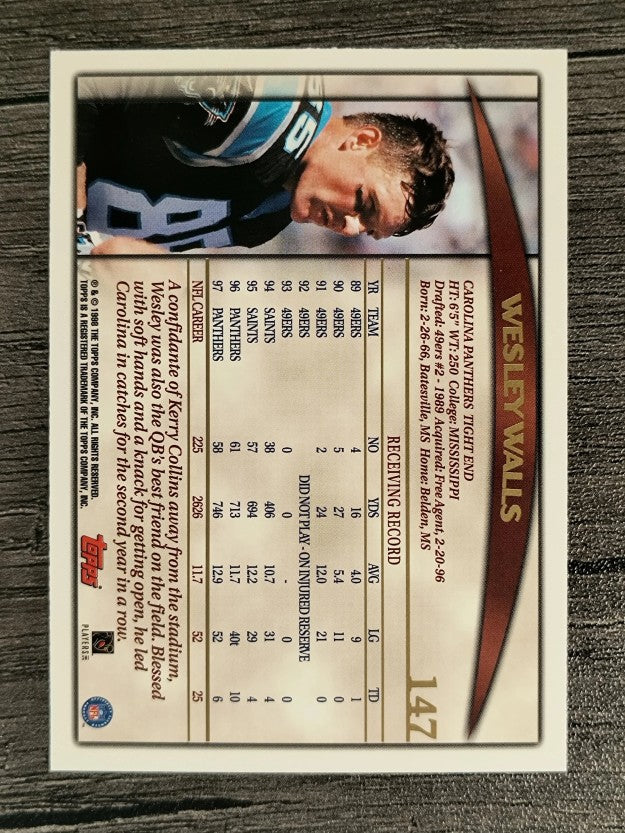 1998 Topps #147 Wesley Walls