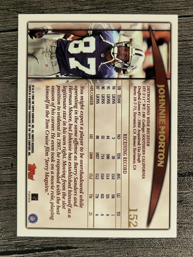 1998 Topps #152 Johnnie Morton