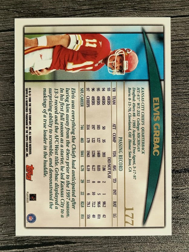 1998 Topps #177 Elvis Grbac