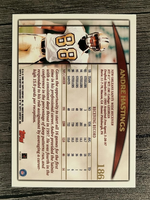 1998 Topps #186 Andre Hastings