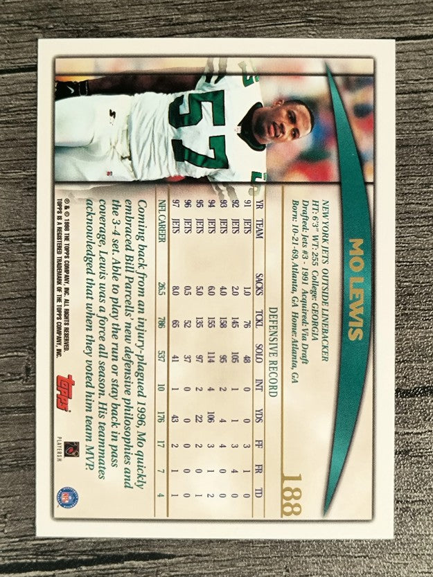 1998 Topps #188 Mo Lewis