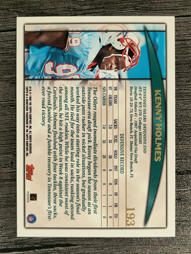1998 Topps #193 Kenny Holmes
