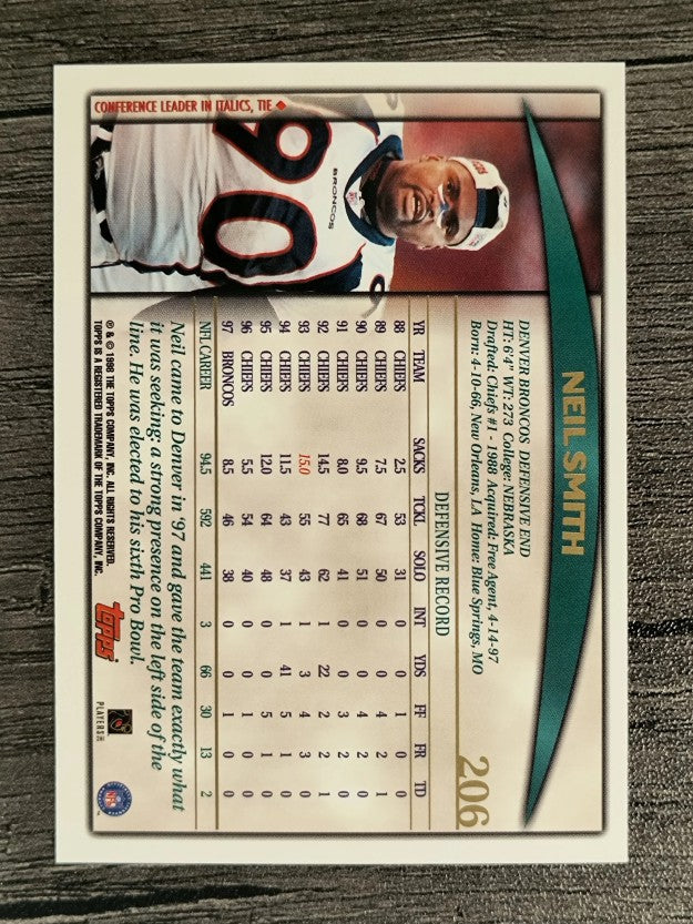 1998 Topps #206 Neil Smith