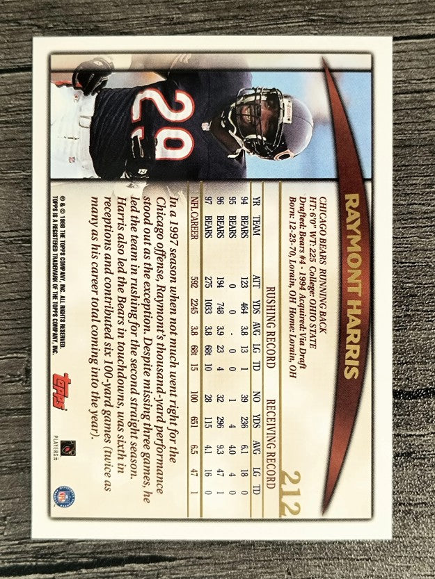 1998 Topps #212 Raymont Harris