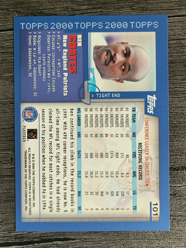 2000 Topps #101 Ben Coates