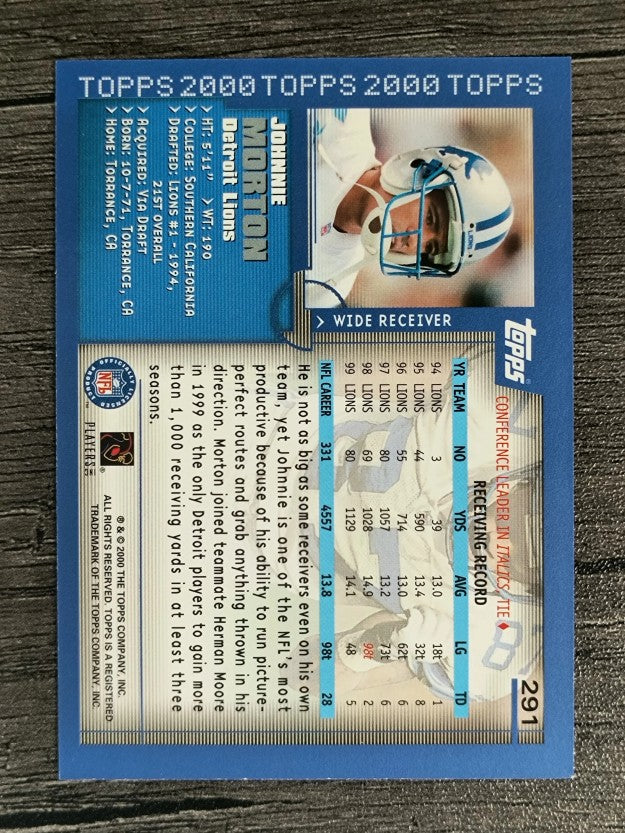 2000 Topps #291 Johnnie Morton