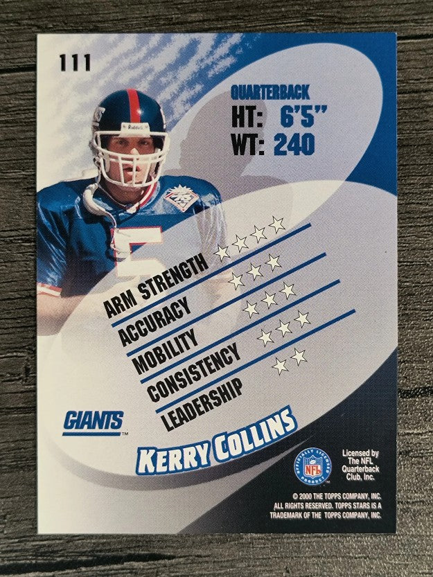 2000 Topps Stars #111 Kerry Collins