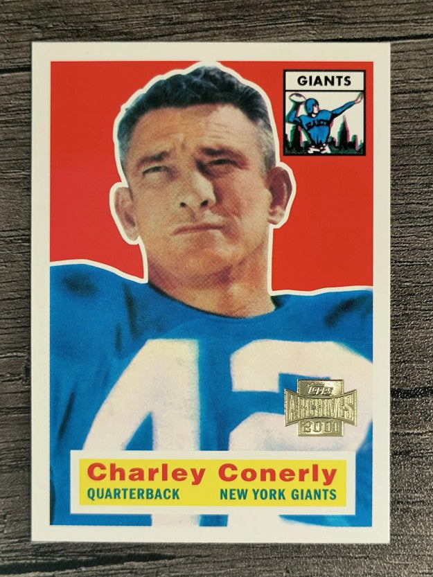 2001 Topps Archives #13 Charley Conerly 56
