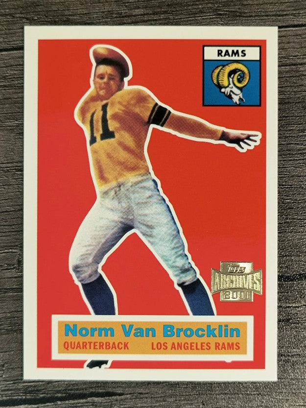 2001 Topps Archives #58 Norm Van Brocklin 56