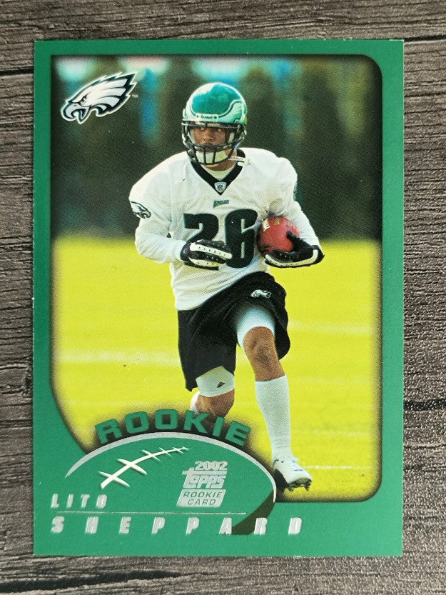 2002 Topps #328 Lito Sheppard RC