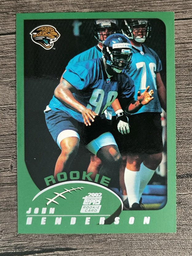 2002 Topps #346 John Henderson RC