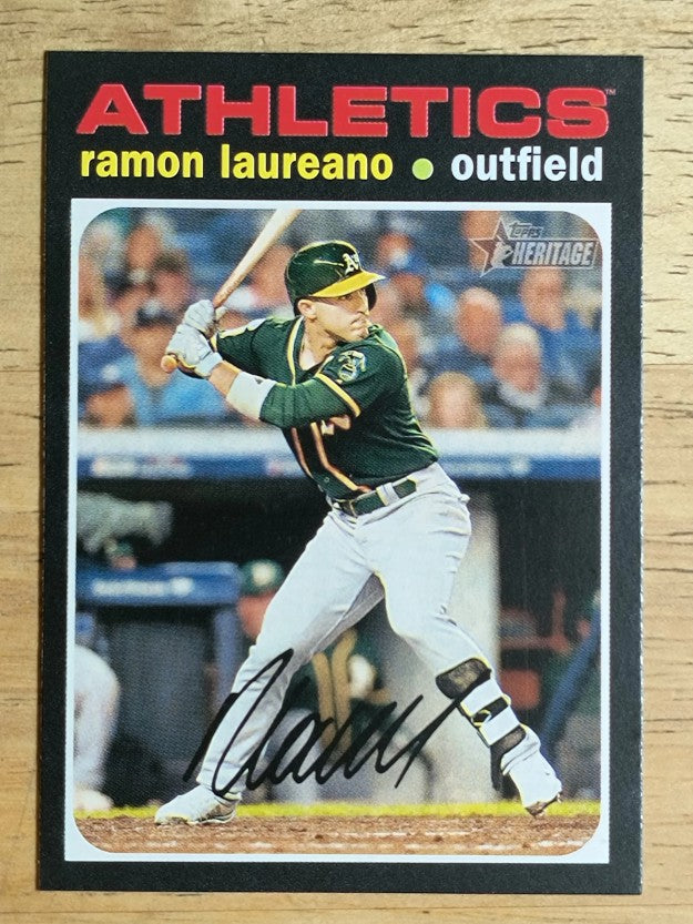 2020 Topps Heritage #495 Ramon Laureano SP