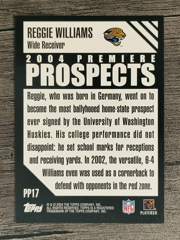 2004 Topps Premiere Prospects #PP17 Reggie Williams