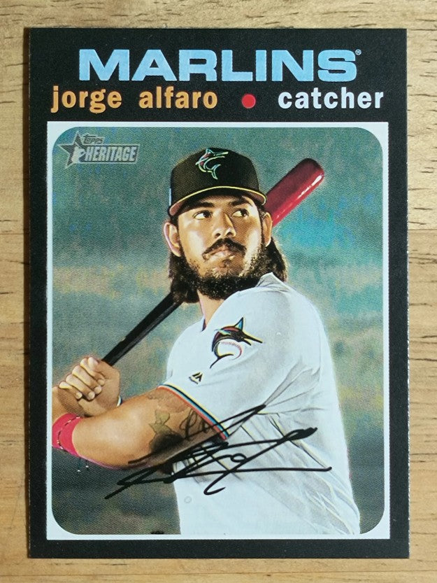 2020 Topps Heritage #402 Jorge Alfaro SP