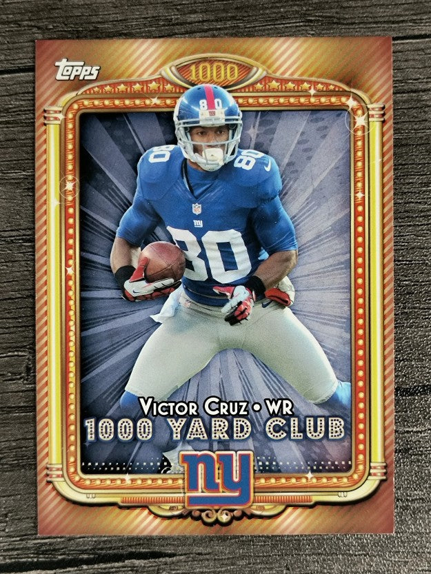 2013 Topps 1000 Yard Club #28 Victor Cruz