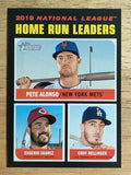 2020 Topps Heritage #66 Eugenio Suarez/Cody Bellinger/Pete Alonso LL